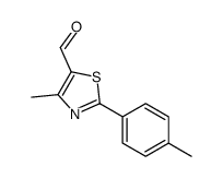 4-methyl-2-(4-methylphenyl)-1,3-thiazole-5-carbaldehyde Structure