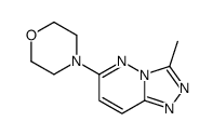 4-(3-methyl-[1,2,4]triazolo[4,3-b]pyridazin-6-yl)morpholine Structure