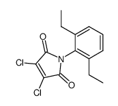 2,3-dichloro-N-(2',6'-diethylphenyl)maleimide Structure