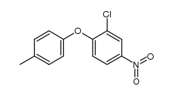 2-chloro-4-nitro-1-(p-tolyloxy)benzene结构式