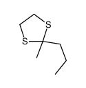 2-methyl-2-propyl-1,3-dithiolane结构式