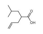 4-methyl-2-(2-propenyl)pentanoic acid Structure