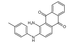 1-amino-2-(4-methylanilino)anthracene-9,10-dione Structure