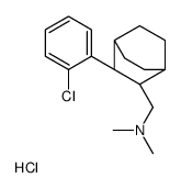 [(2R,3S)-3-(2-chlorophenyl)-2-bicyclo[2.2.2]octanyl]methyl-dimethylazanium,chloride Structure