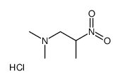 N,N-dimethyl-2-nitropropan-1-amine (Hydrochloride) Structure