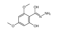 2-hydroxy-4,6-dimethoxybenzohydrazide Structure