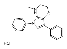 2-(1,4-diphenylpyrazol-3-yl)oxy-N-methylethanamine,hydrochloride Structure