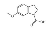 6-METHOXYINDANE-1-CARBOXYLIC ACID structure