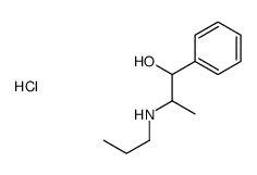 (1-hydroxy-1-phenylpropan-2-yl)-propylazanium,chloride Structure