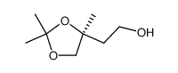 2-[(4S)-2,2,4-trimethyl-1,3-dioxolan-4-yl]ethanol Structure