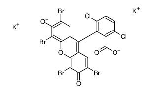 dipotassium 3,6-dichloro-2-(2,4,5,7-tetrabromo-6-oxido-3-oxoxanthen-9-yl)benzoate picture