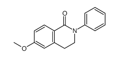 6-methoxy-2-phenyl-3,4-dihydroisoquinolin-1(2H)-one Structure