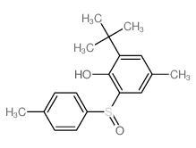 Phenol,2-(1,1-dimethylethyl)-4-methyl-6-[(4-methylphenyl)sulfinyl]- picture