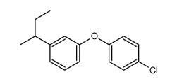 1-butan-2-yl-3-(4-chlorophenoxy)benzene Structure