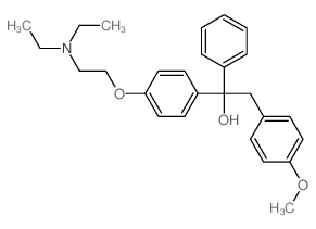 Benzeneethanol, a-[4-[2-(diethylamino)ethoxy]phenyl]-4-methoxy-a-phenyl- picture