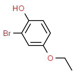 Phenol, 2-bromo-4-ethoxy- (5CI) structure