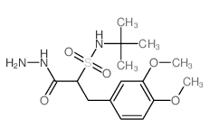 2-(3,4-dimethoxyphenyl)-1-(hydrazinecarbonyl)-N-tert-butyl-ethanesulfonamide picture