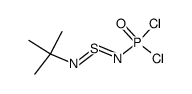 ((tert-butylimino)-l4-sulfanylidene)phosphoramidic dichloride Structure