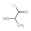 Propanethioicacid, 2-hydroxy- Structure