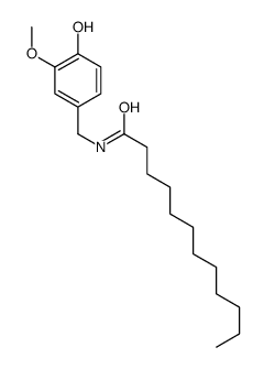 N-[(4-hydroxy-3-methoxyphenyl)methyl]dodecanamide Structure