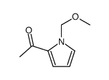 Ethanone, 1-[1-(methoxymethyl)-1H-pyrrol-2-yl]- (9CI)结构式