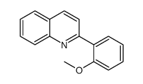 2-(2-methoxyphenyl)quinoline结构式