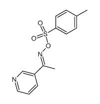 1-pyridin-3-yl-ethanone oxime O-tosylate Structure