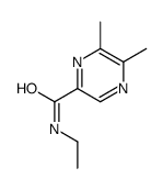 Pyrazinecarboxamide, N-ethyl-5,6-dimethyl- (9CI)结构式