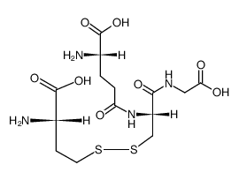 N5-((R)-3-(((S)-3-amino-3-carboxypropyl)disulfanyl)-1-((carboxymethyl)amino)-1-oxopropan-2-yl)-L-glutamine结构式