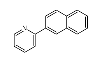 2-naphthylpyridine Structure