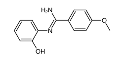 N'-(2-hydroxyphenyl)-4-methoxybenzimidamide结构式