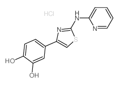 1,2-Benzenediol,4-[2-(2-pyridinylamino)-4-thiazolyl]-, hydrochloride (1:1) picture