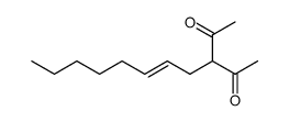 3-((E)-2-octen-1-yl)pentane-2,4-dione结构式