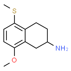 8-Methoxy-5-(methylthio)-2-tetralinamine structure