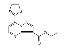 Pyrazolo[1,5-a]pyrimidine-3-carboxylic acid, 7-(2-thienyl)-, ethyl ester picture