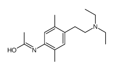 N-[4-[2-(diethylamino)ethyl]-2,5-dimethylphenyl]acetamide结构式