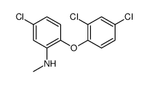 5-chloro-2-(2,4-dichlorophenoxy)-N-methylaniline Structure