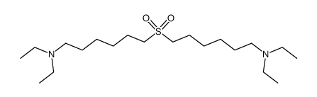 bis-(6-diethylamino-hexyl)-sulfone结构式