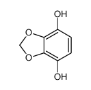 1,3-benzodioxole-4,7-diol结构式