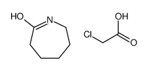 azepan-2-one,2-chloroacetic acid Structure