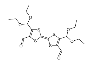 tetraformyltetrathiafulvalene-bis(diethyl acetal)结构式