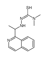 3-(1-isoquinolin-1-ylethylamino)-1,1-dimethylthiourea结构式