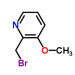 2-(Bromomethyl)-3-methoxypyridine Structure