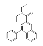 N,N-diethyl-1-phenylisoquinoline-3-carboxamide结构式