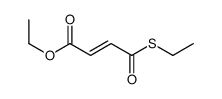 ethyl 4-ethylsulfanyl-4-oxobut-2-enoate Structure