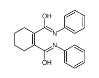 1-N,2-N-diphenylcyclohexene-1,2-dicarboxamide Structure