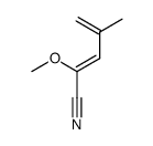 2-methoxy-4-methyl-2,4-pentadienenitrile结构式