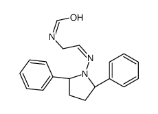 N-[2-[(2S,5S)-2,5-diphenylpyrrolidin-1-yl]iminoethyl]formamide结构式