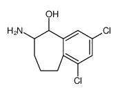 5H-Benzocyclohepten-5-ol, 6-amino-1,3-dichloro-6,7,8,9-tetrahydro Structure