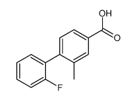 4-(2-fluorophenyl)-3-methylbenzoic acid Structure